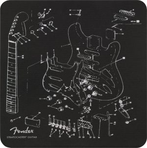 Fender™ Mousepad, Exploded Strat