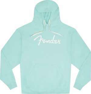 Fender® Spaghetti Logo Hoodie, Daphne Blue, L