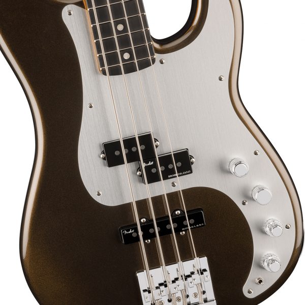 Fender American Ultra II Precision Bass® - Texas Tea - Image 4
