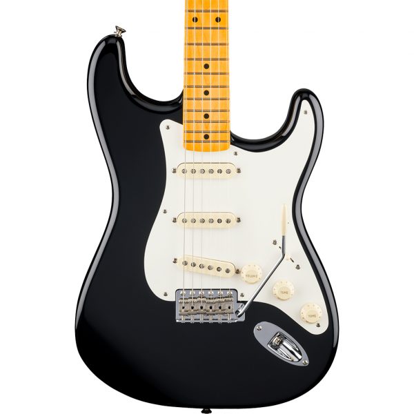 Fender American Vintage II 1957 Stratocaster® Electric Guitar Maple Fingerboard - Black - Image 4
