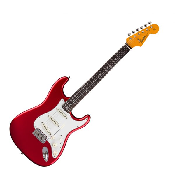 Fender American Vintage II 1965 Stratocaster® Electric Guitar Round-Laminated Rosewood Fingerboard - Candy Apple Red - Image 2