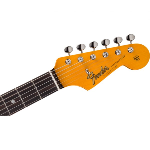 Fender American Vintage II 1965 Stratocaster® Electric Guitar Round-Laminated Rosewood Fingerboard - Candy Apple Red - Image 5