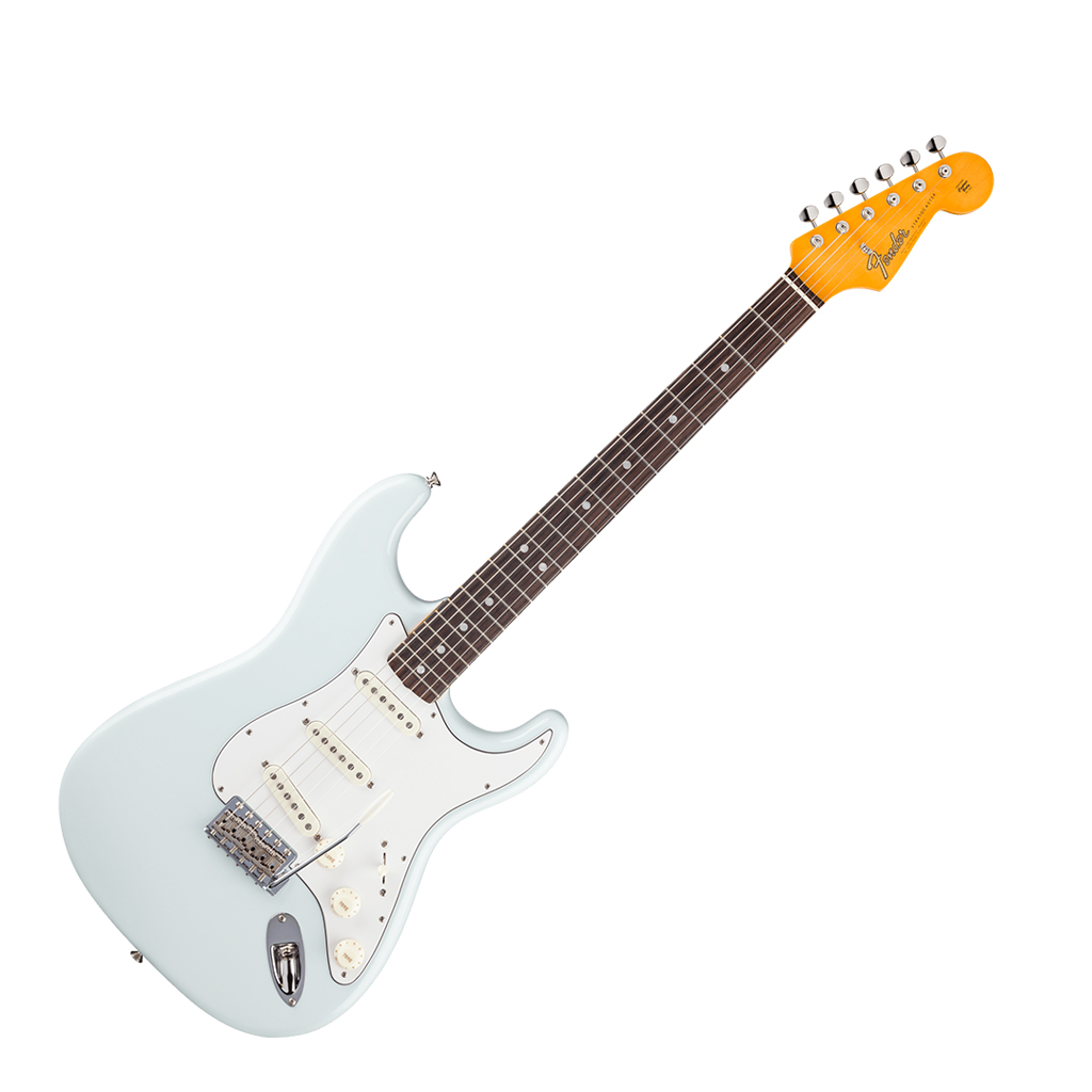 Fender American Vintage II 1965 Stratocaster® Electric Guitar Round-Laminated Rosewood Fingerboard - Sonic Blue - Image 2