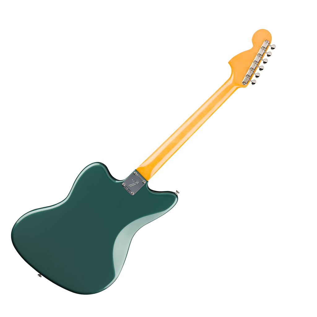Fender American Vintage II 1966 Jazzmaster® Electric Guitar Bound Round-Laminated Rosewood Fingerboard - Sherwood Green Metallic - Image 3