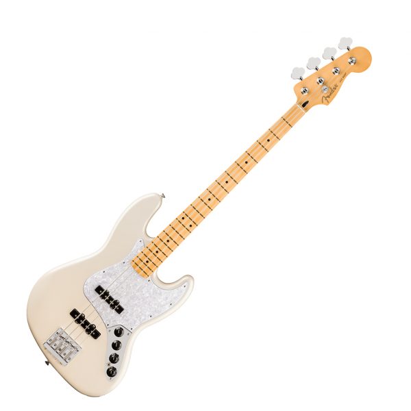 Fender Player II Modified Active Jazz Bass® Bass Guitar Maple Fingerboard - Olympic Pearl - Image 2