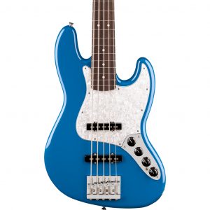 Fender Player II Modified Active Jazz Bass® V Bass Guitar Rosewood Fingerboard - Electric Blue