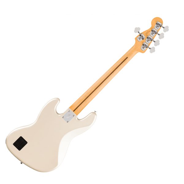 Fender Player II Modified Active Jazz Bass® V Bass Guitar Maple Fingerboard - Olympic Pearl - Image 3