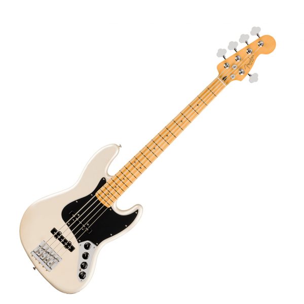 Fender Player II Modified Active Jazz Bass® V Bass Guitar Maple Fingerboard - Olympic Pearl - Image 2