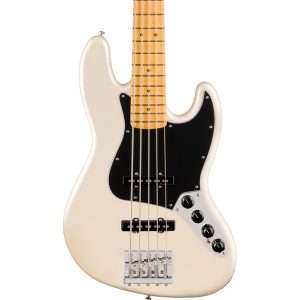 Fender Player II Modified Active Jazz Bass® V Bass Guitar Maple Fingerboard - Olympic Pearl