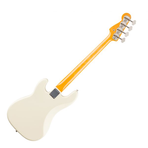 Fender American Vintage II 1960 Precision Bass® Bass Guitar Slab Rosewood Fingerboard - Olympic White - Image 3