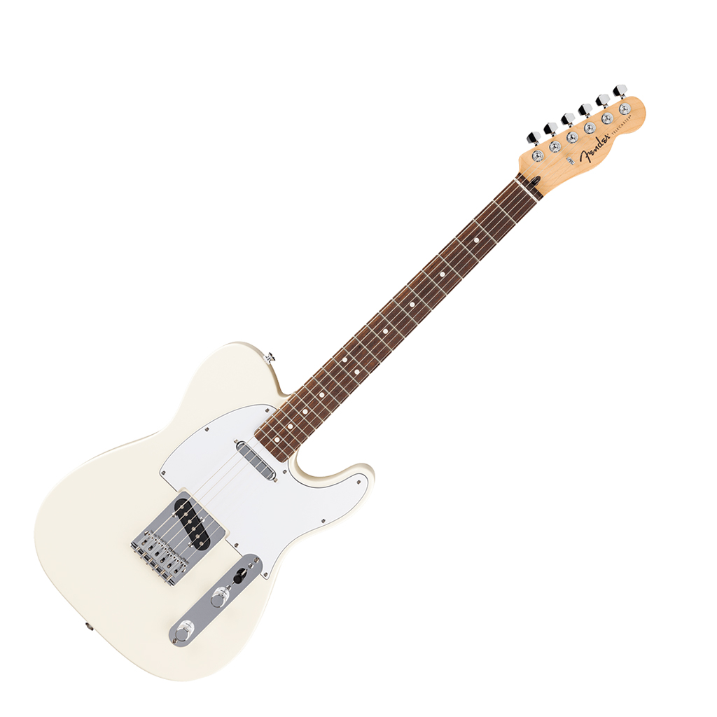 Fender Standard Telecaster® Electric Guitar Indian Laurel Fingerboard - Olympic White - Image 2