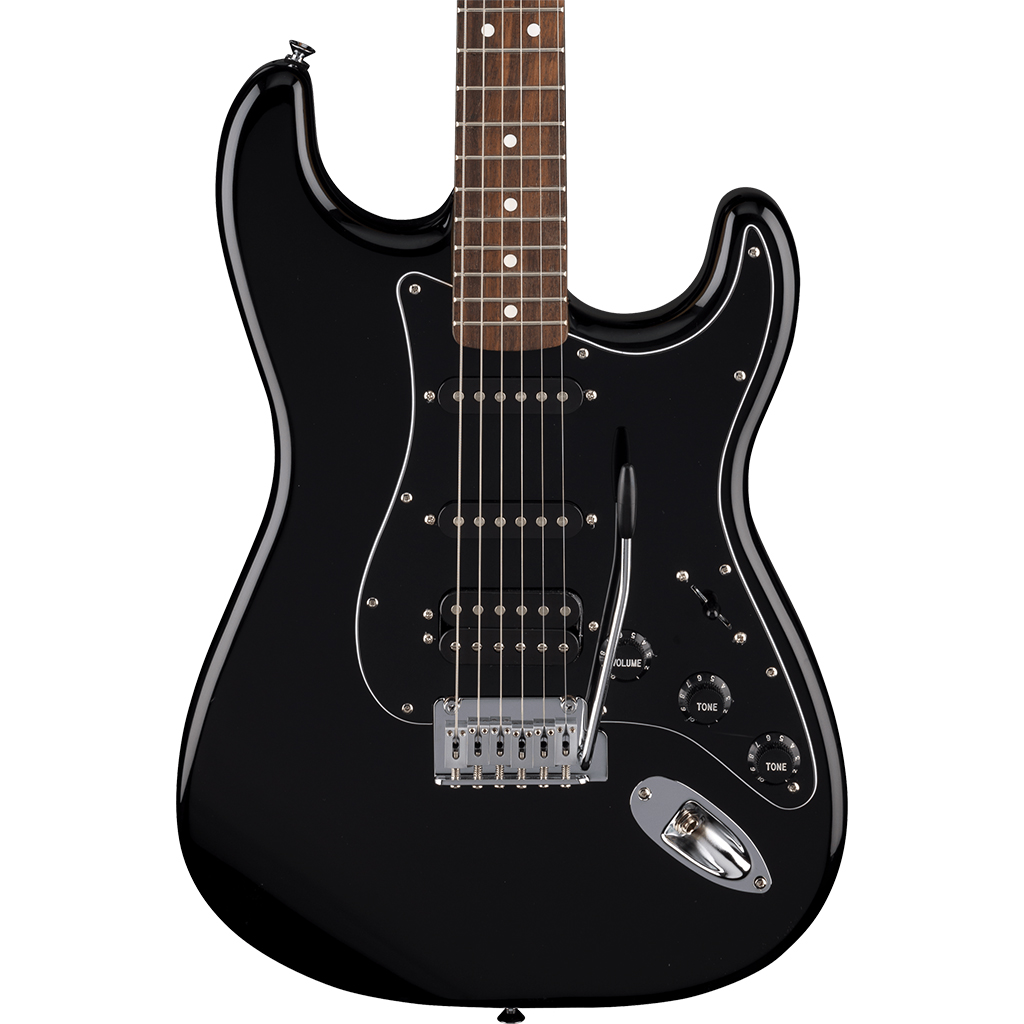 Fender Standard Stratocaster® HSS Electric Guitar Indian Laurel Fingerboard - Black - Image 4