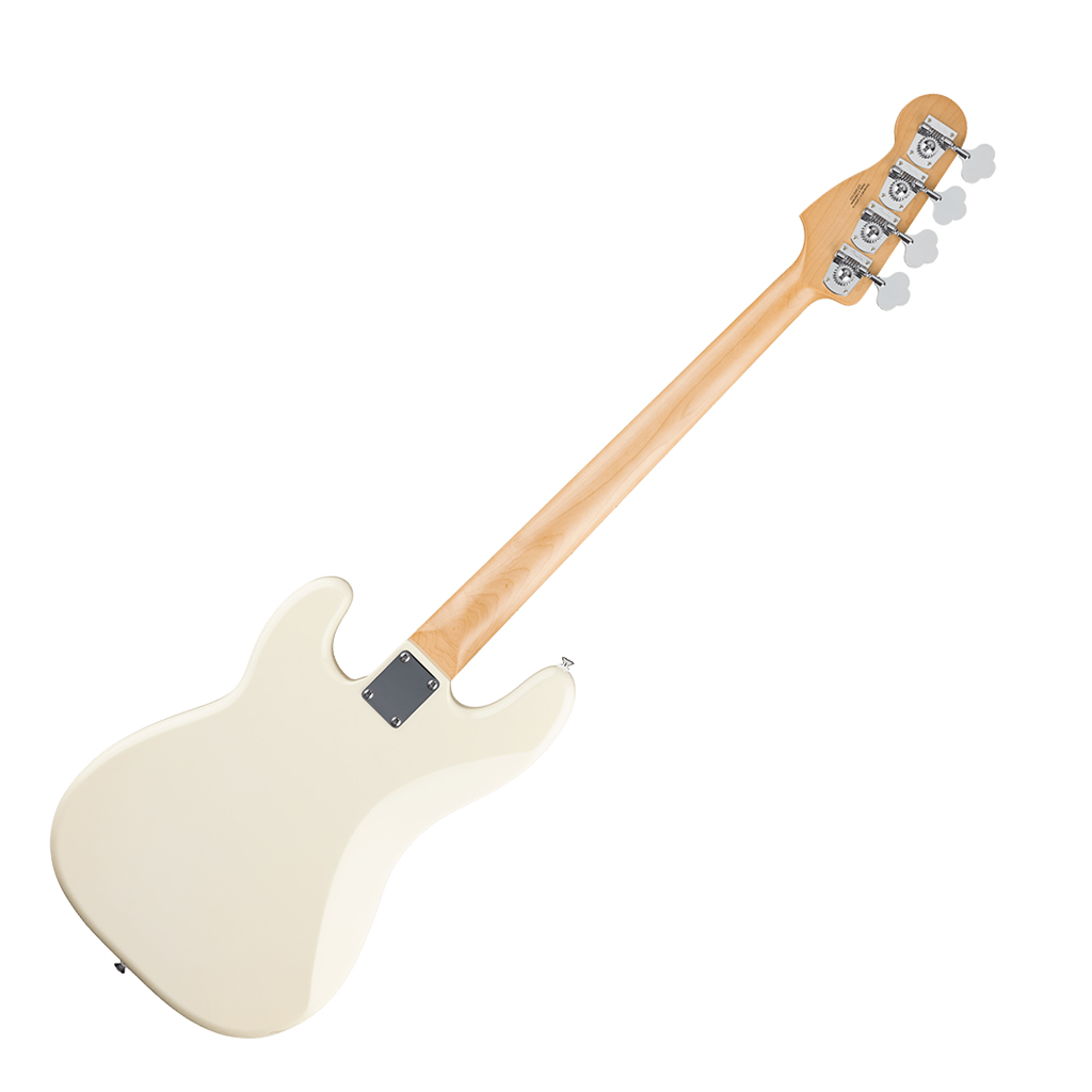 Fender Standard Precision Bass® Bass Guitar Maple Fingerboard - Olympic White - Image 3