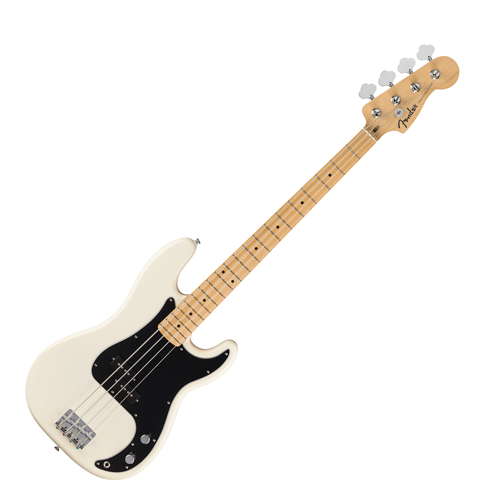 Fender Standard Precision Bass® Bass Guitar Maple Fingerboard - Olympic White - Image 2