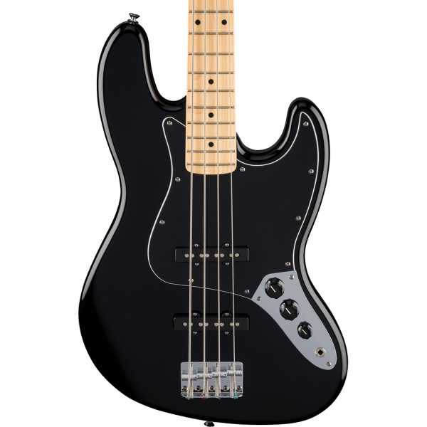 Fender Standard Jazz Bass® Bass Guitar Maple Fingerboard - Black - Image 4