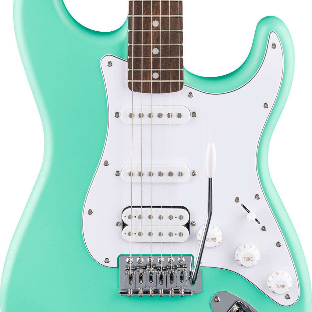 Squier Debut Collection™ Stratocaster® HSS Electric Guitar - Sea Foam Green - Image 4