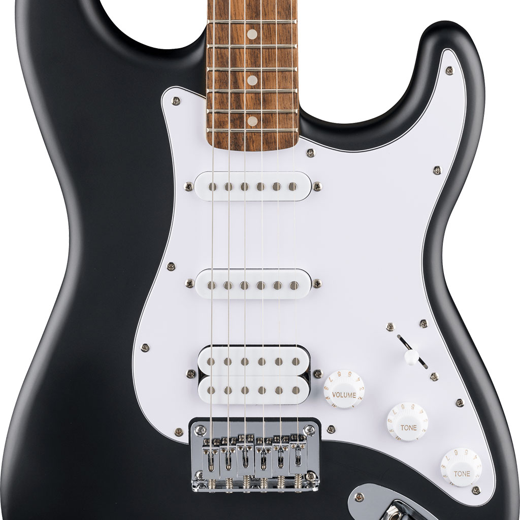 Squier Debut Collection™ Stratocaster® HT HSS Electric Guitar - Black - Image 4