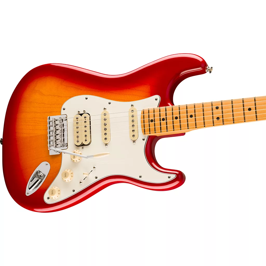 Fender Player II Stratocaster® HSS Electric Guitar - Aged Cherry Burst - Image 5