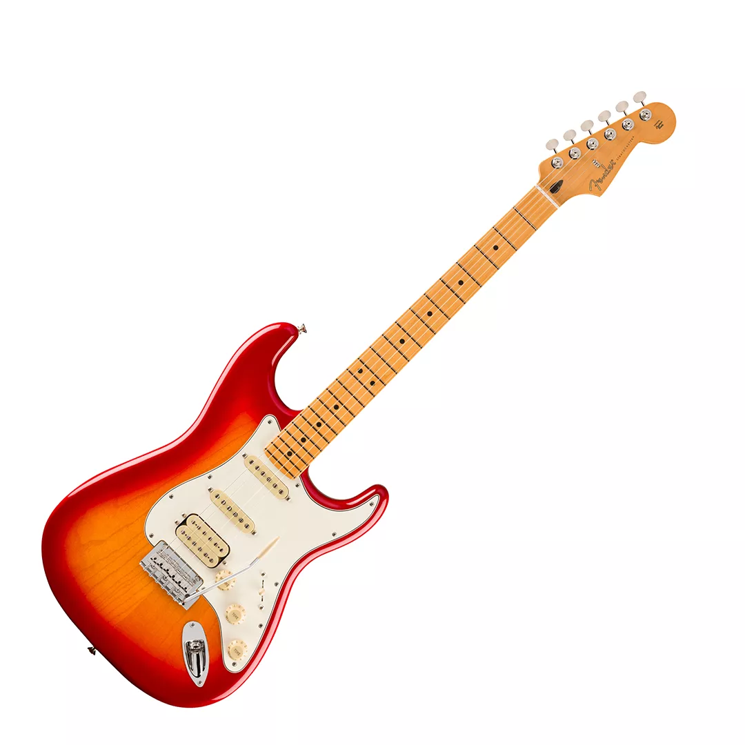 Fender Player II Stratocaster® HSS Electric Guitar - Aged Cherry Burst - Image 2