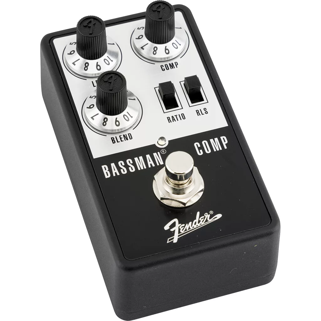 Fender Bassman® Compressor Pedals - Black and Silver - Image 4