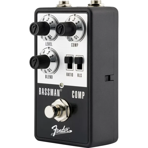 Fender Bassman® Compressor Pedals - Black and Silver - Image 3