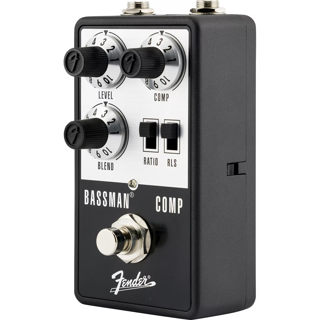 Fender Bassman® Compressor Pedals - Black and Silver - Image 3