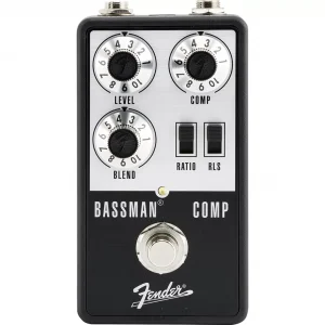 Fender Bassman® Compressor Pedals - Black and Silver