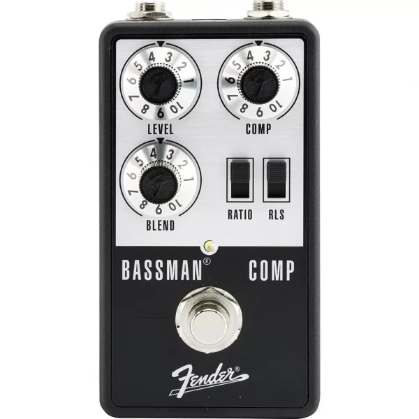 Fender Bassman® Compressor Pedals - Black and Silver