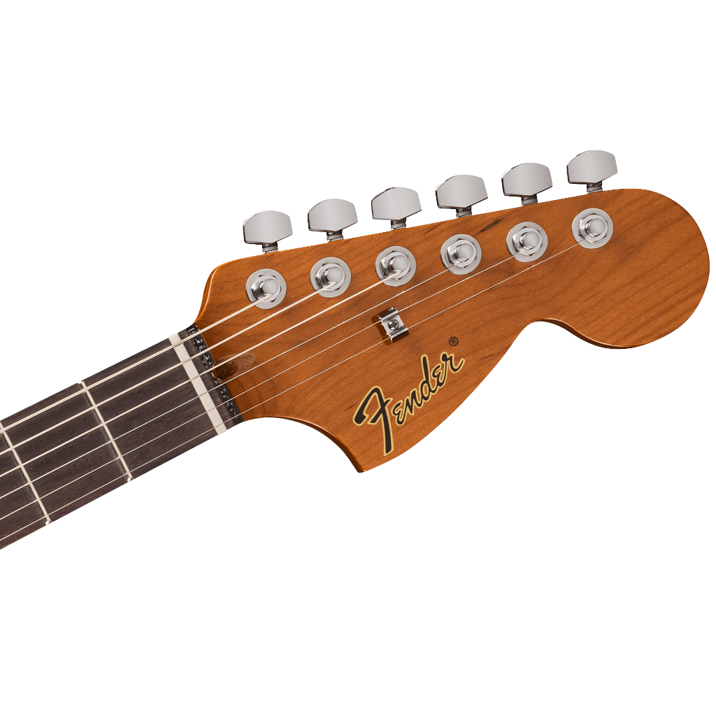 Fender Tom DeLonge Starcaster Semi-hollowbody Electric Guitar - Satin Shoreline Gold - Image 5