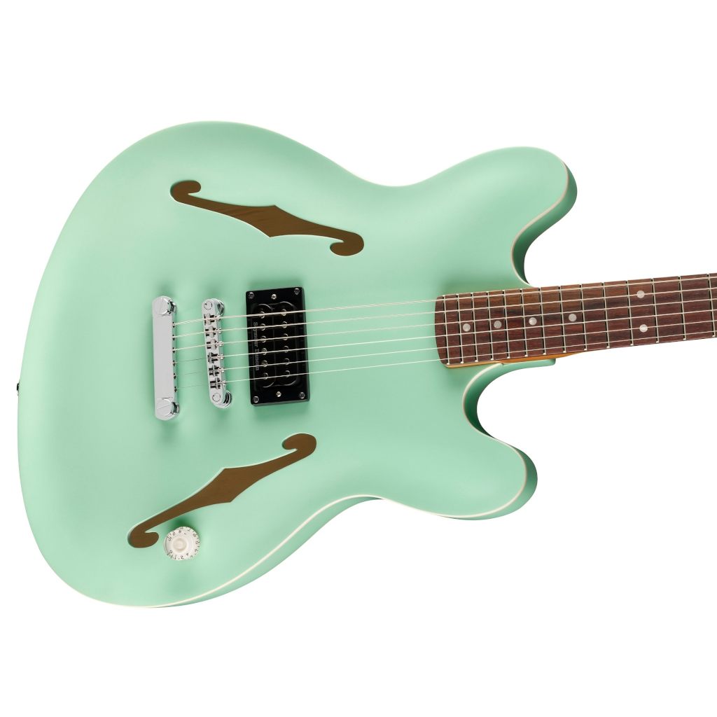 Fender Tom DeLonge Starcaster Semi-hollowbody Electric Guitar - Satin Surf Green - Image 4