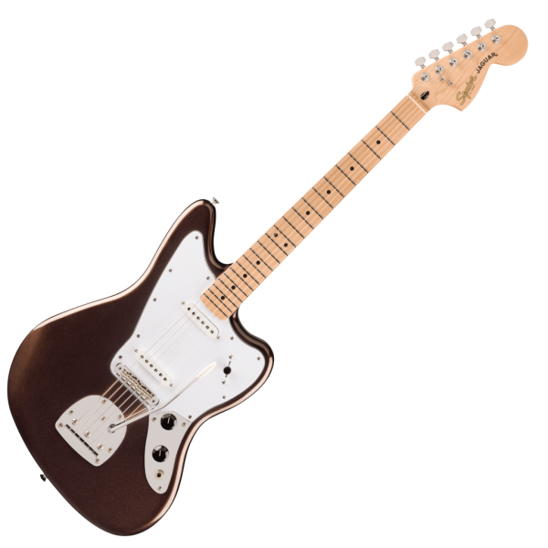 Squier by Fender Affinity Series Jaguar Electric Guitar - Mystic Metallic Brown - Image 2