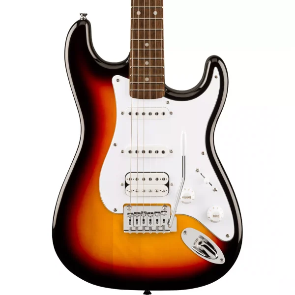 Squier Affinity Series® Stratocaster® Junior HSS Electric Guitar - 3-Color Sunburst