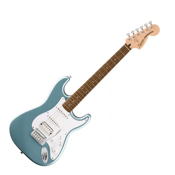 Squier Affinity Series® Stratocaster® Junior HSS Electric Guitar - Ice Blue Metallic - Image 2