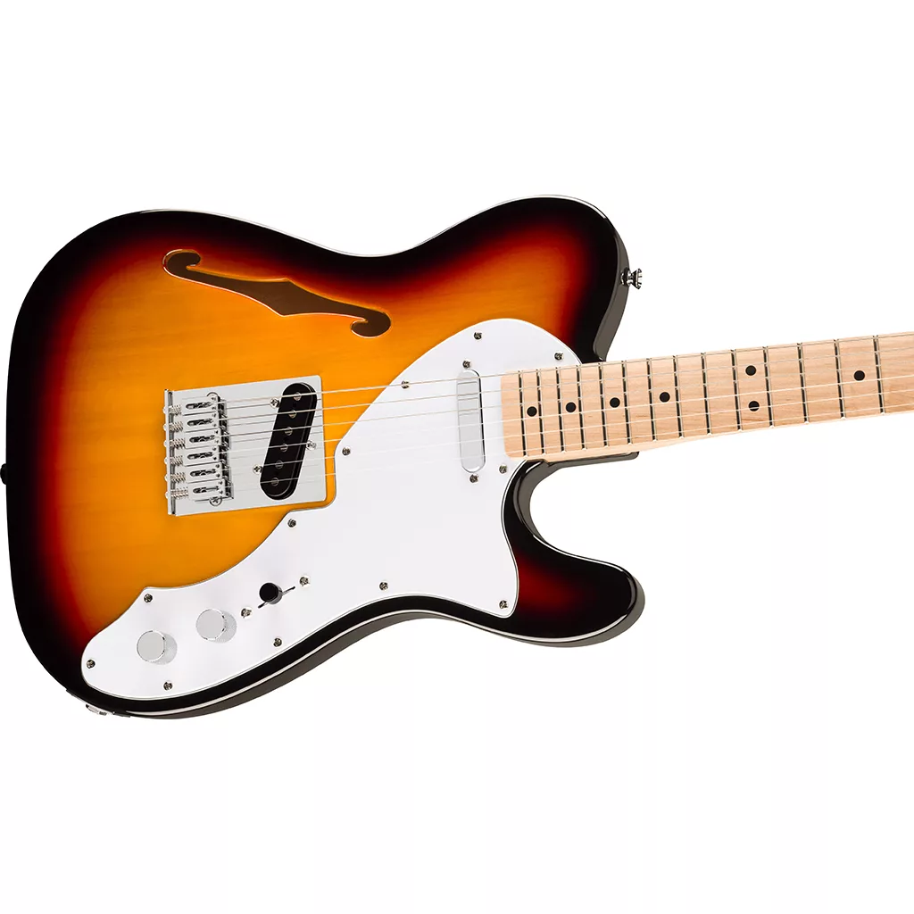 Squier Affinity Series® Telecaster® Thinline Electric Guitar - 3-Color Sunburst - Image 5