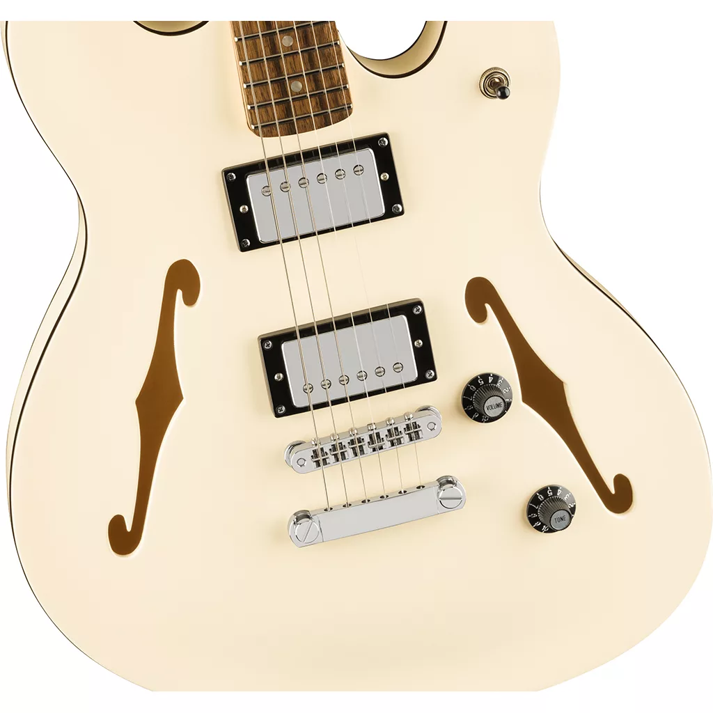Squier Affinity Series® Starcaster® Deluxe Electric Guitar - Olympic White - Image 4
