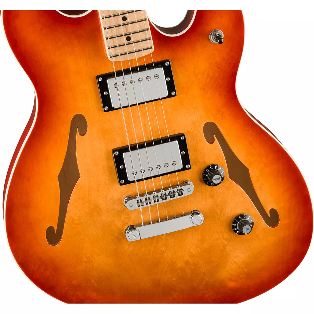 Squier Affinity Series® Starcaster® Deluxe Electric Guitar - Sienna Sunburst - Image 4