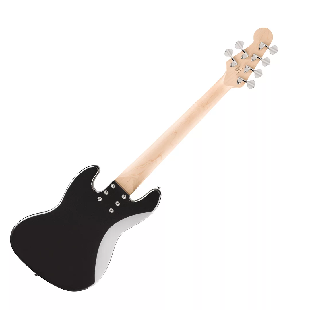 Squier Affinity Series® Jazz Bass® VI Bass Guitar - Black Metallic - Image 3