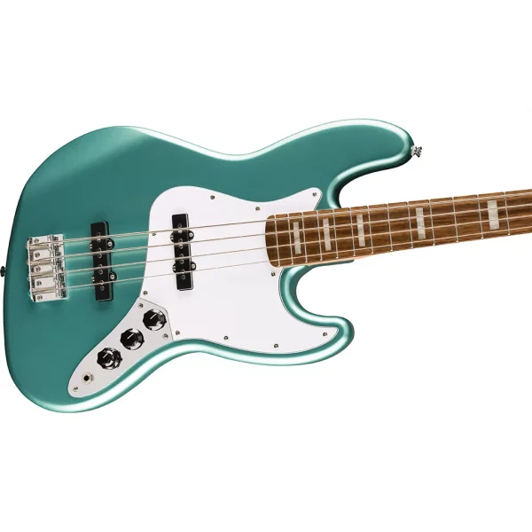 Squier Affinity Series® Active Jazz Bass® Bass Guitar - Mystic Sea Foam Green - Image 5
