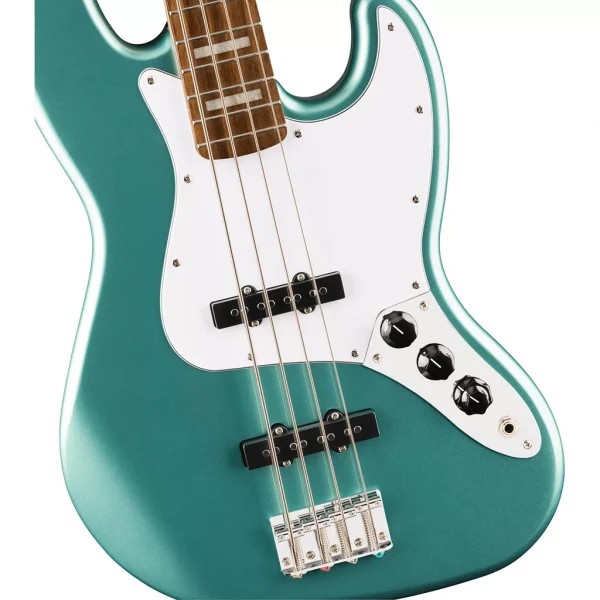 Squier Affinity Series® Active Jazz Bass® Bass Guitar - Mystic Sea Foam Green - Image 4