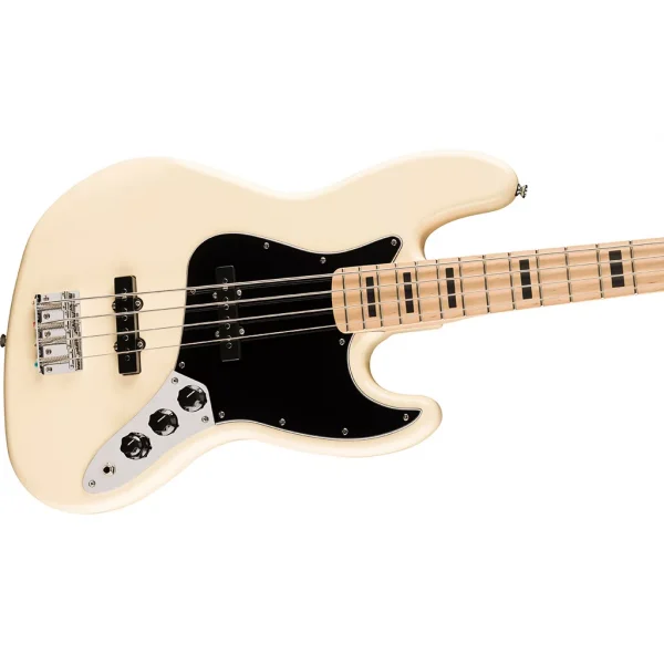 Squier Affinity Series® Active Jazz Bass® Bass Guitar - Olympic White - Image 5