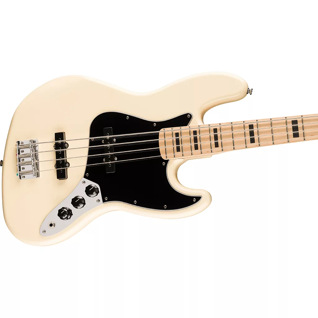 Squier Affinity Series® Active Jazz Bass® Bass Guitar - Olympic White - Image 5