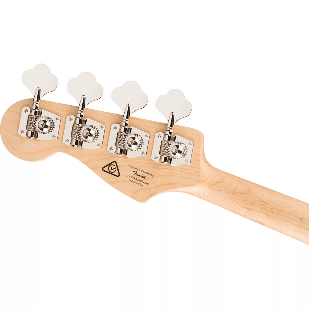 Squier Affinity Series® Active Jazz Bass® Bass Guitar - Olympic White - Image 7