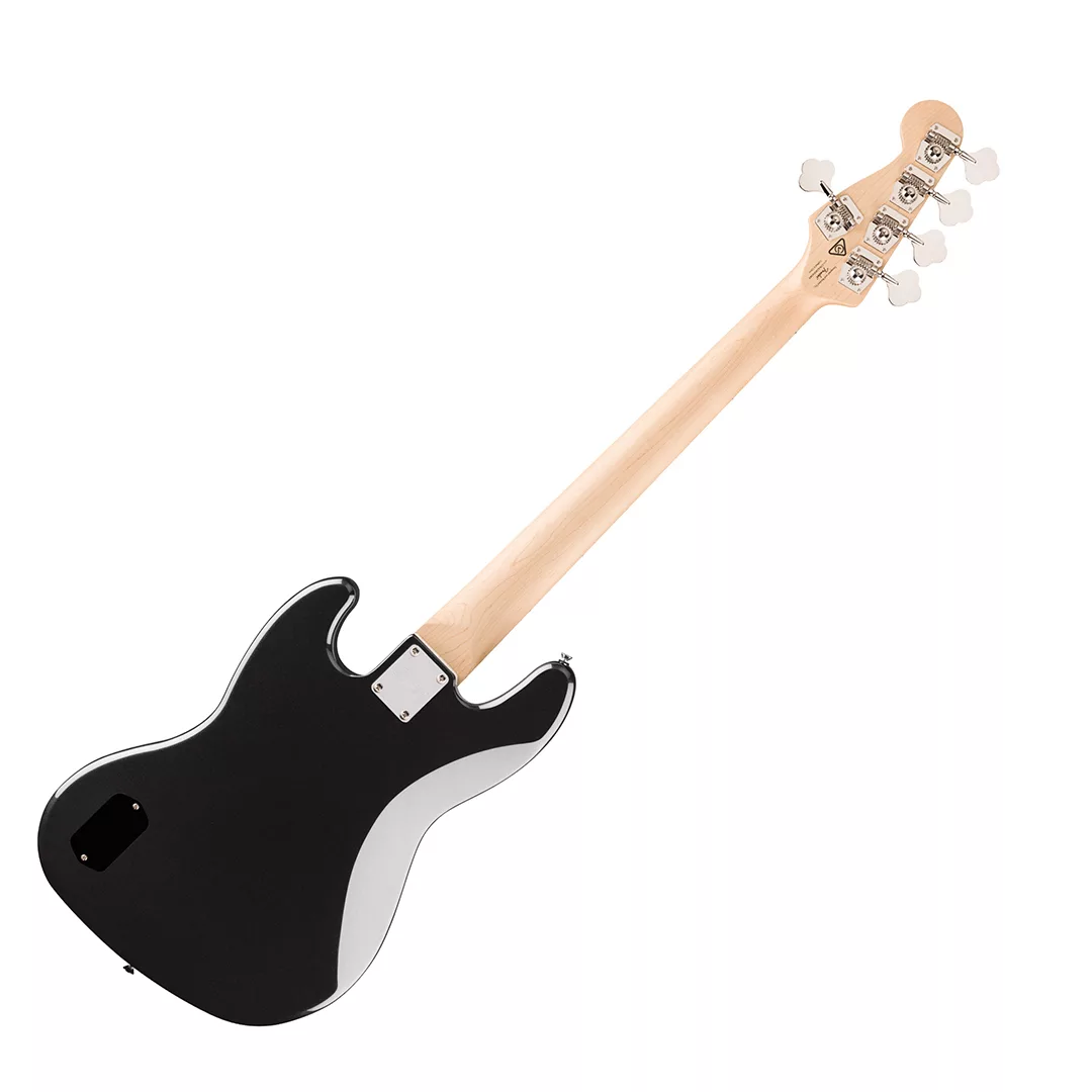 Squier Affinity Series® Active Jazz Bass® V Bass Guitar - Black Metallic - Image 3