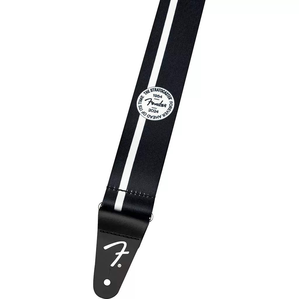 Fender 70th Anniversary Poly Strap - Black - Image 2