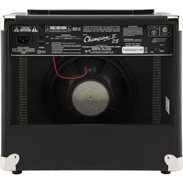 Fender Champion™ II 25 Guitar Amplifier - Black - Image 2