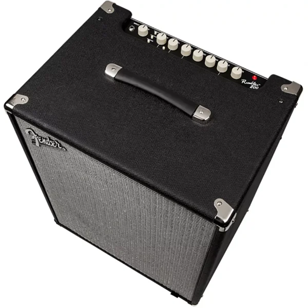 Fender Rumble™ 200 Bass Amplifier - Black and Silver - Image 2