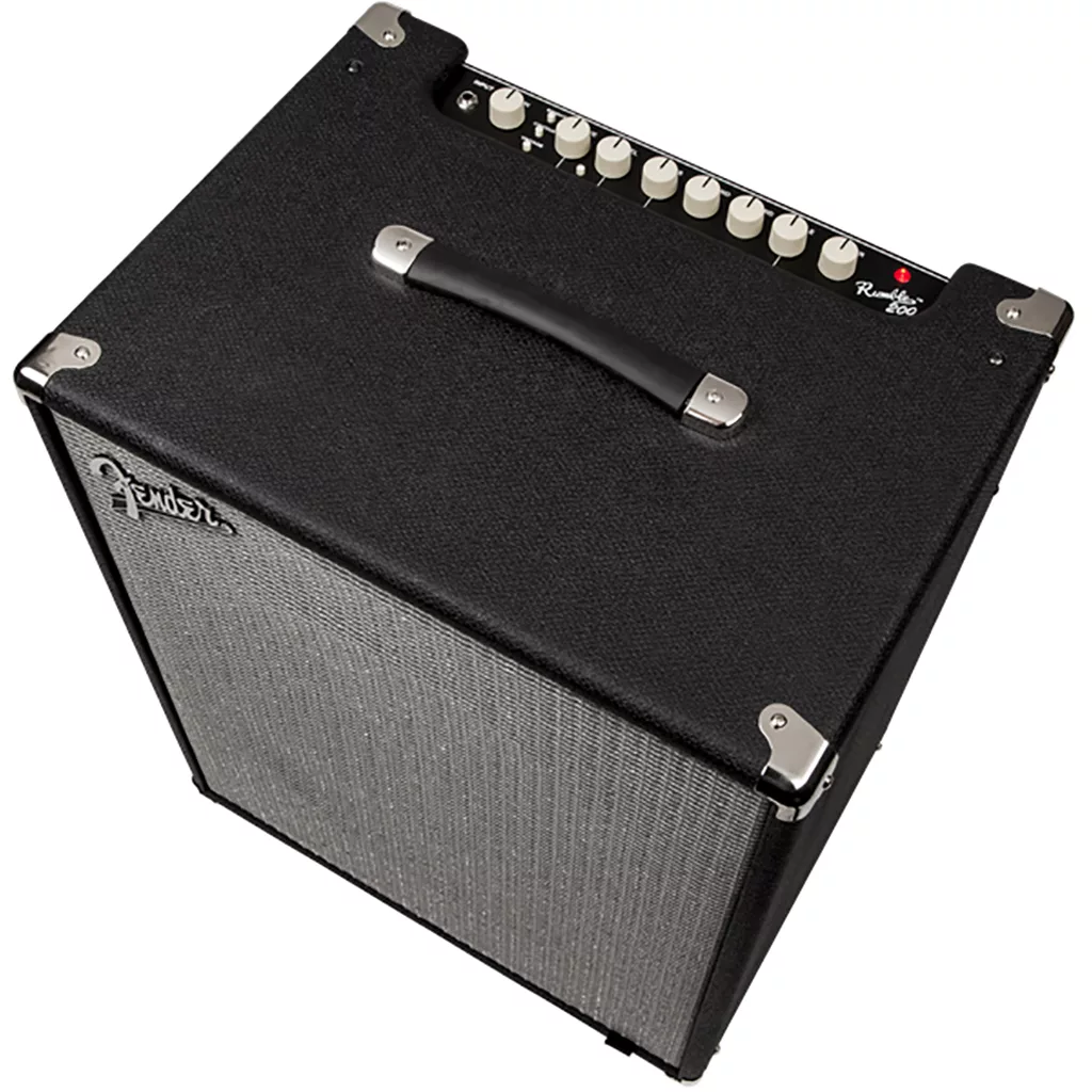 Fender Rumble™ 200 Bass Amplifier - Black and Silver - Image 2