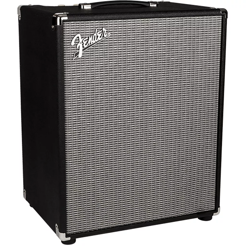 Fender Rumble™ 200 Bass Amplifier - Black and Silver - Image 3