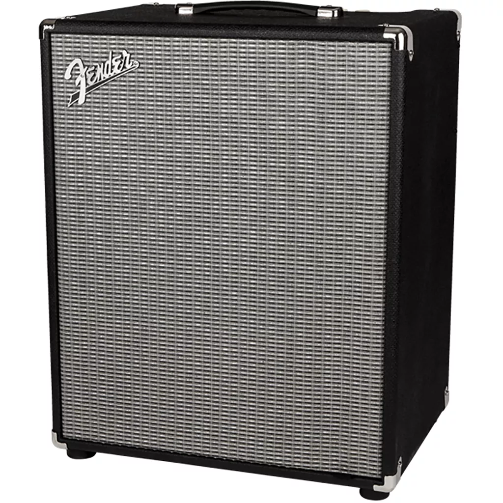 Fender Rumble™ 200 Bass Amplifier - Black and Silver - Image 5