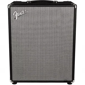 Fender Rumble™ 200 Bass Amplifier - Black and Silver